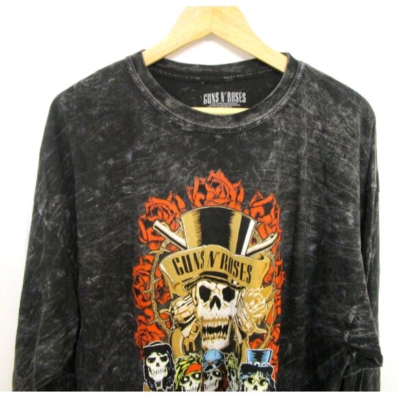 Guns N' Roses Long Sleeve Men X-Large Graphic Gray T-Shirt - 100% Cotton NWOT - Picture 4 of 15